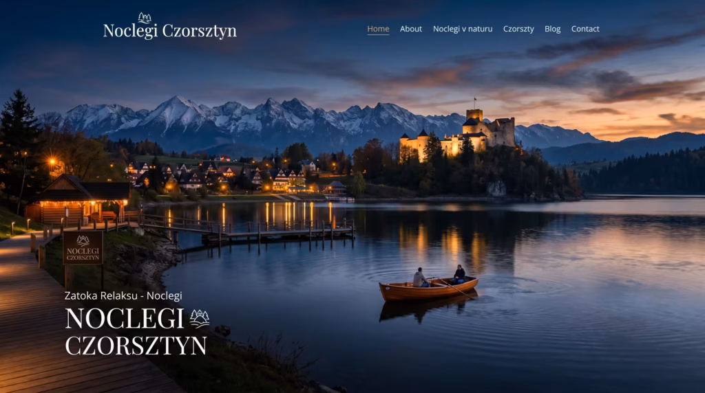 noclegi_Czorsztyn Noclegi Czorsztyn — apartamenty, pensjonaty i domki nad jeziorem | nocleg-zakopane.com.pl